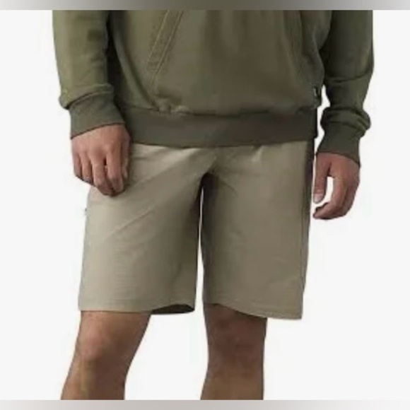 NWT Prana Men’s Double Peak Short Sz 34 10” inseam Sandbar Khaki UPF 50+ - Picture 5 of 10